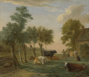 Vaches dans un pré près d