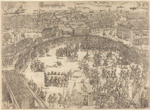 Le Lieu du Tournoi dans la Ville de Zwickau - Paulus Reinhart