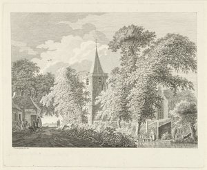 Vue de village à Maartensdijk, 1753