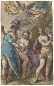 Le jugement de Paris - Paulus van Wtewael (possibly)