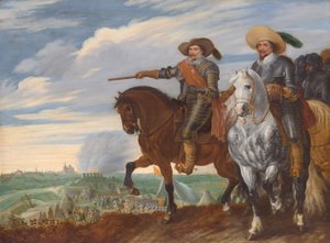 Frederick Henry et Ernst Casimir de Nassau-Dietz au siège de 