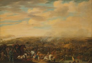 Le prince Maurice à la bataille de Nieuwpoort, 2 juillet 1600 - Pauwels van Hillegaert