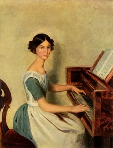 Portrait de Nadezhda Petrovna Zhdanovichova, 1849, 1965 - Pavel Andreevich Fedotov