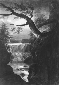 Chutes du Niagara—Côté canadien au clair de lune - Pavel Petrovic Svin