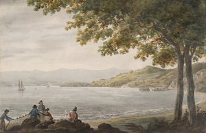 Pêcheurs de Shad sur la Rive de la Rivière Hudson, 1811-vers 1813 - Pavel Petrovic Svin