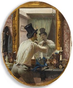 Français se préparant pour le bal populaire, 1863 - Pavel Petrovich Chistyakov