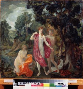 Baigneuses - Pavel Semenovich Naumov