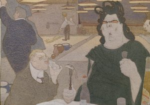 Caricature de Fiodor Chaliapine - Pavel Yegorovich Shcherbov