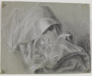 Étude de draperie avec l