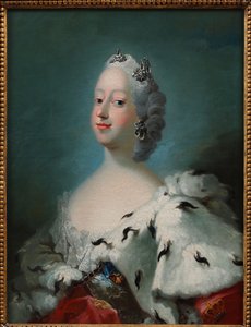 Portrait de Louise de Grande-Bretagne, reine du Danemark