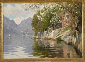 Jour de printemps au lac de Lugano