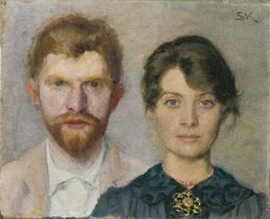 Double portrait de Marie et Peder Severin Krøyer, 1890 - Peder Severin Krøyer