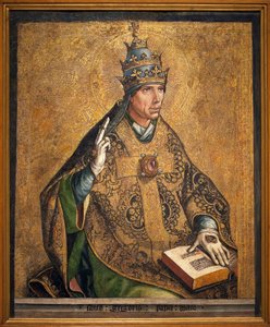 Portrait du Pape Saint Grégoire (dit le Grand, Pontificat 540-604)