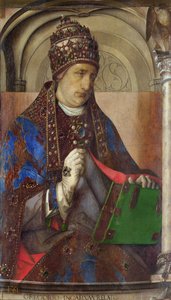 Portrait de Saint Grégoire I, c.1473-1475 - Pedro Berruguete