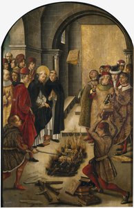 La Dispute entre Saint Dominique et les Albigeois, 1493-1499