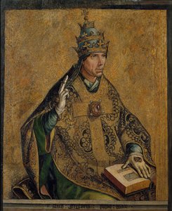 Le Pape Grégoire Ier le Grand - Saint Grégoire le Grand - Berruguete, Pedro (1450-1503) - c. 1495 - Pedro Berruguete