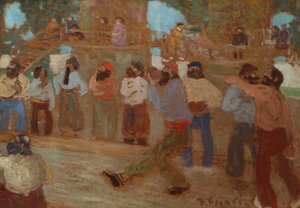 Terrain de bocce - Pedro Figari