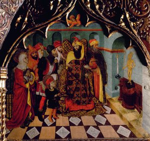 Retable de Sant Quirze de Galliners (détail) - Pedro García de Benabarre