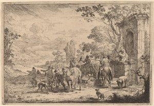 Chasseurs au repos