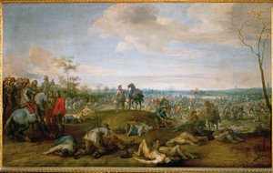 Une unité de cavalerie (peinture sur toile) - Peeter Snayers