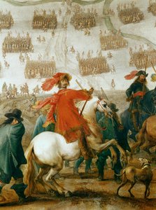 Maréchal Octavio Piccolomini, commandant des troupes impériales pendant la guerre de Trente Ans ... (huile sur toile) - Peeter Snayers
