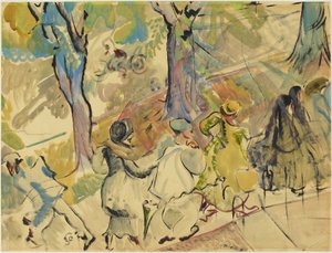 Trottoir de Jarvis Street, vers 1936 - Pegi Nicol Macleod