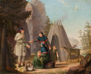 Les Costumes des Lapons, vers 1800 - Pehr Hilleström
