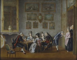 Partie de cartes chez Elis Schroderheim