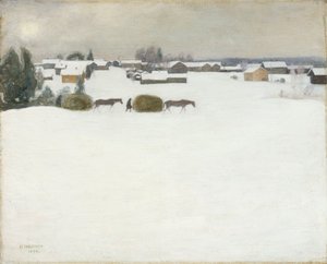 Chargement de foin - Pekka Halonen