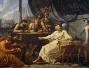 Jules César dictant les Commentaires