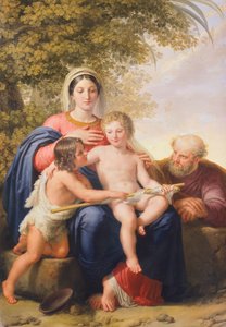 La Sainte Famille avec Saint Jean-Baptiste - Pelagio Palagi