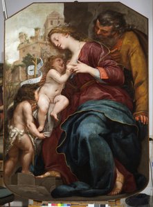 La Sainte Famille avec Saint Jean-Baptiste - Pellegrino Piola