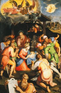 Adoration des bergers - Pellegrino Tibaldi