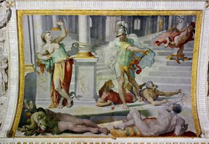 Ulysse et Circé, vers 1550 (fresque)