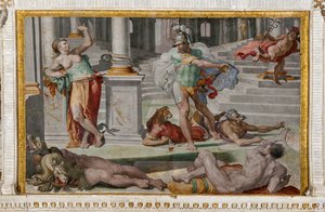 Ulysse et Circé (détail) - Pellegrino Tibaldi