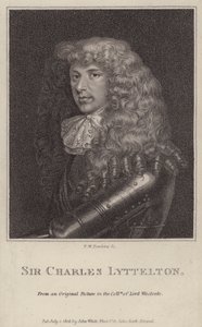Sir Charles Lyttelton, homme politique anglais et gouverneur colonial de la Jamaïque - Peltro William Tomkins