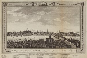 Vue de Londres - Peltro William Tomkins