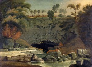Porth-yr-Ogof, Brecknockshire, 1819 - Penry Williams