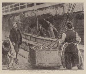 Préparation des magasins de l