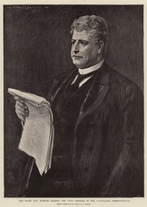 Le très honorable Edmund Barton, premier Premier ministre du Commonwealth australien - Percy F.S. Spence