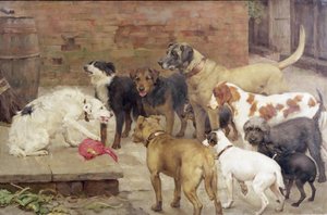 Le Chien avec le Dîner de son Maître, 1892 - Percy Harland Fisher