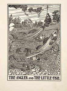 Le Pêcheur et le Petit Poisson, de Cent Fables d