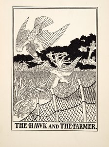 Le Faucon et le Fermier, des Cent fables d