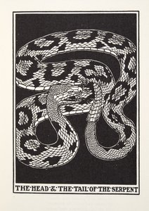La Tête et la Queue du Serpent, des Fables de Fontaine, pub. 1905 - Percy J. Billingshurst