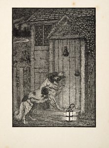 Le chien de Terre-Neuve, de A Hundred Anecdotes of Animals, pub. 1924 - Percy J. Billingshurst