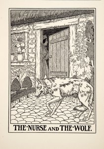 La Nourrice et le Loup, de Cent Fables d