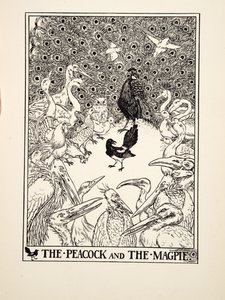 Le Paon et la Pie, de Cent Fables d