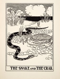 Le Serpent et le Crabe, de Cent Fables d