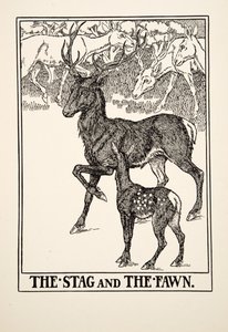Le Cerf et le Faon, de Cent Fables d