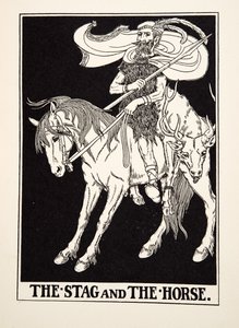 Le Cerf et le Cheval, de Cent Fables d